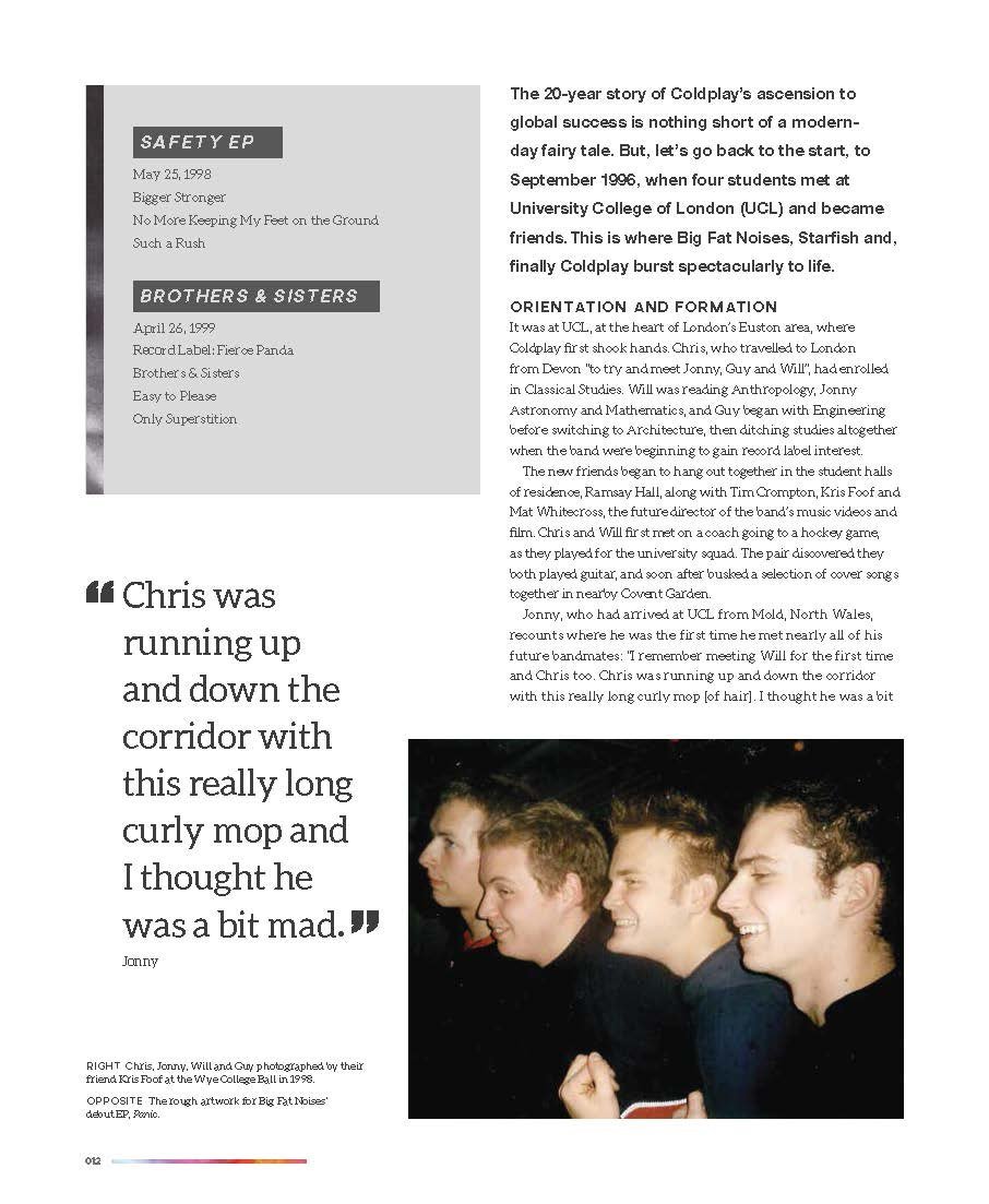 Coldplay Life in Technicolor Debs Wild Book