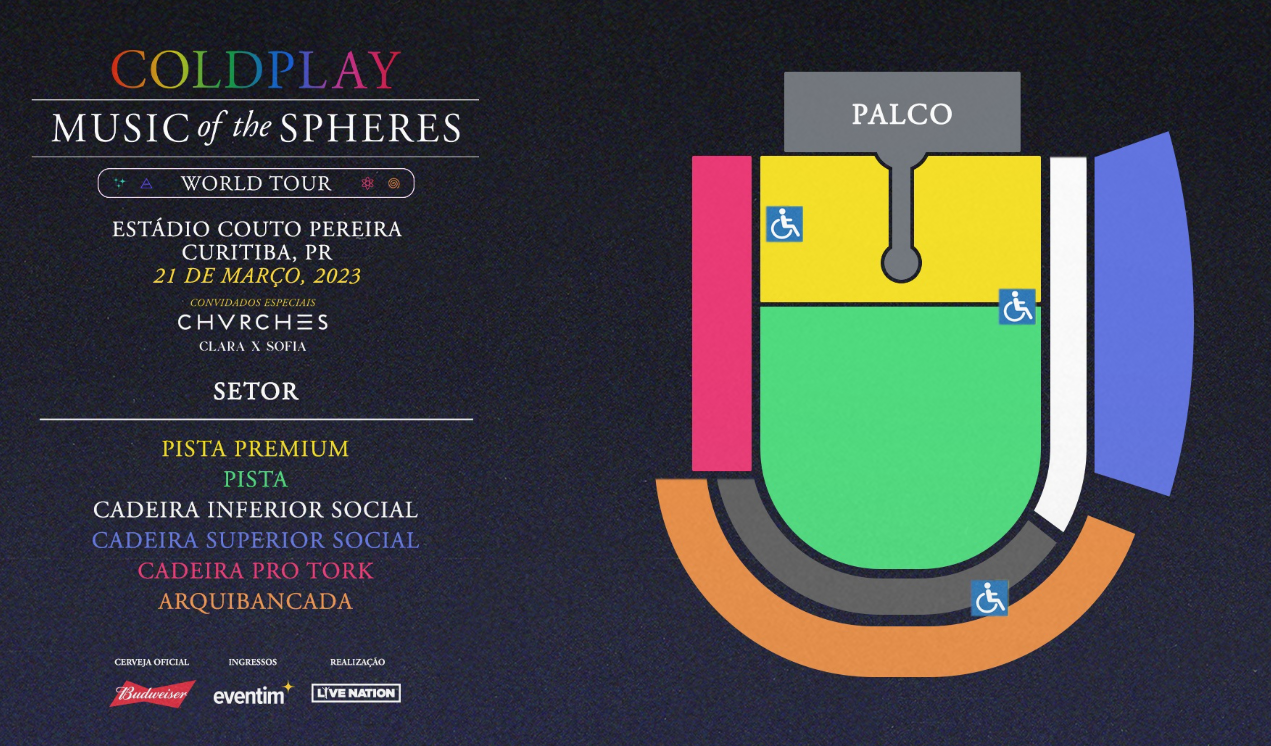 coldplay anunciou mais datas de show no br e eu só queria lembrar você